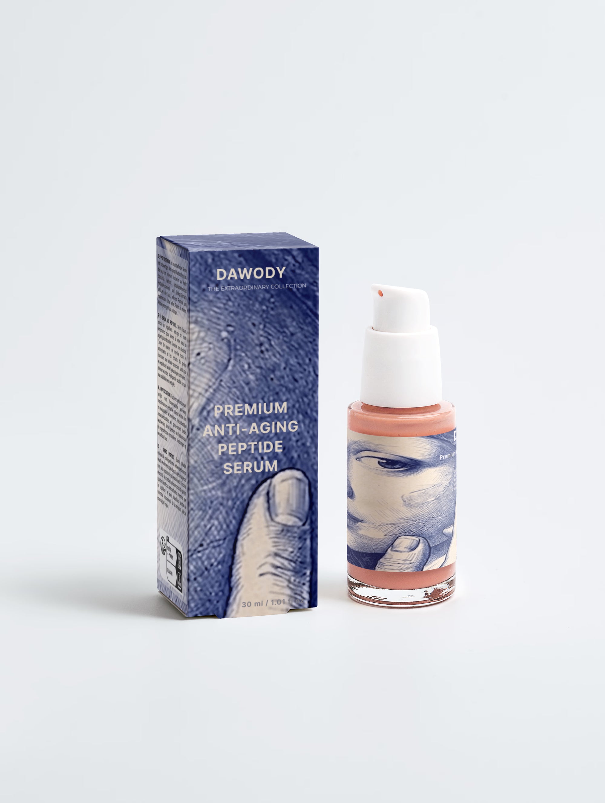 Premium Anti-Aging Peptide Serum - dawody-science-fashion