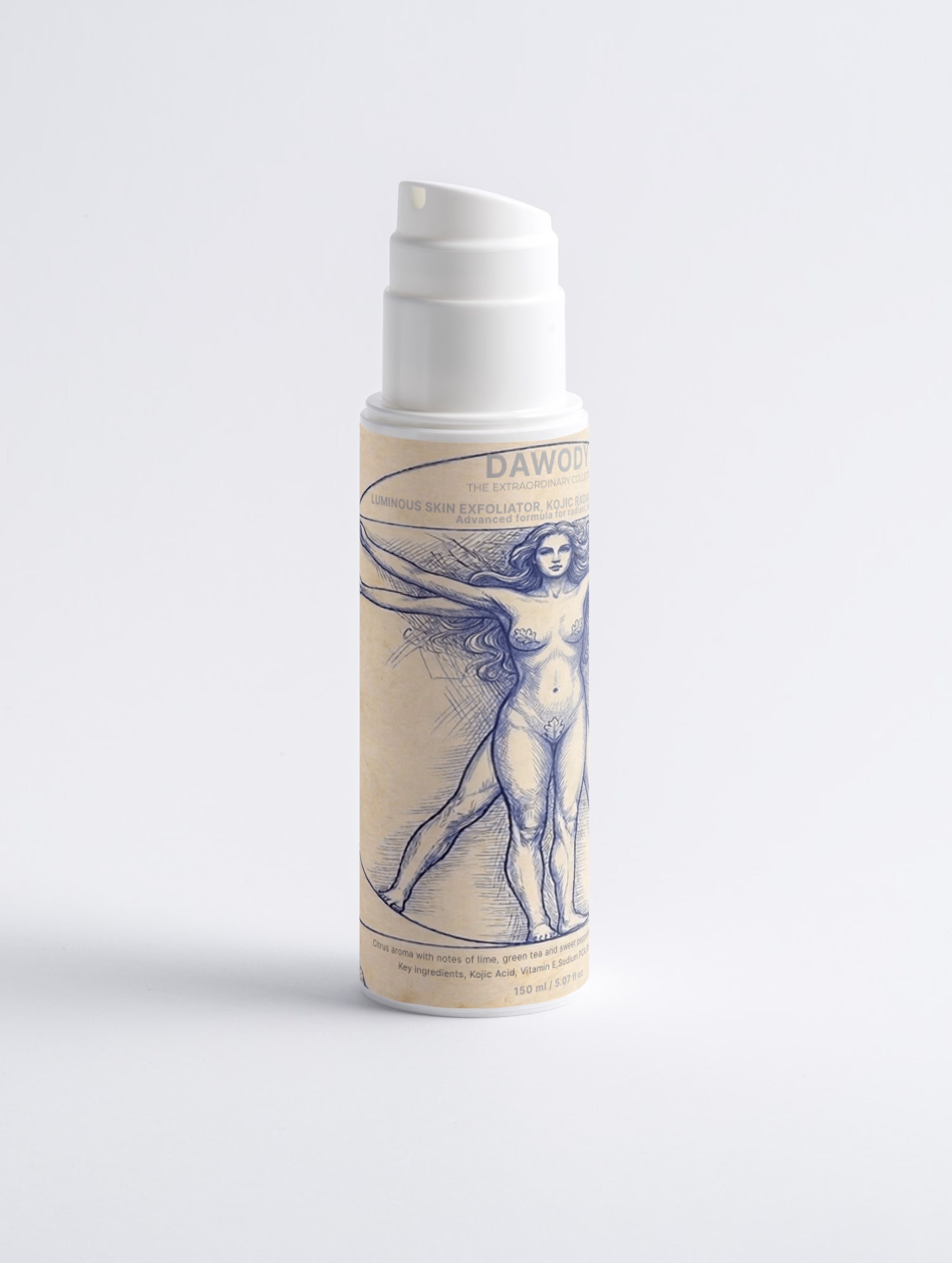 Luminous Skin Exfoliator, Kojic Radiance (Face & Body) - dawody-science-fashion