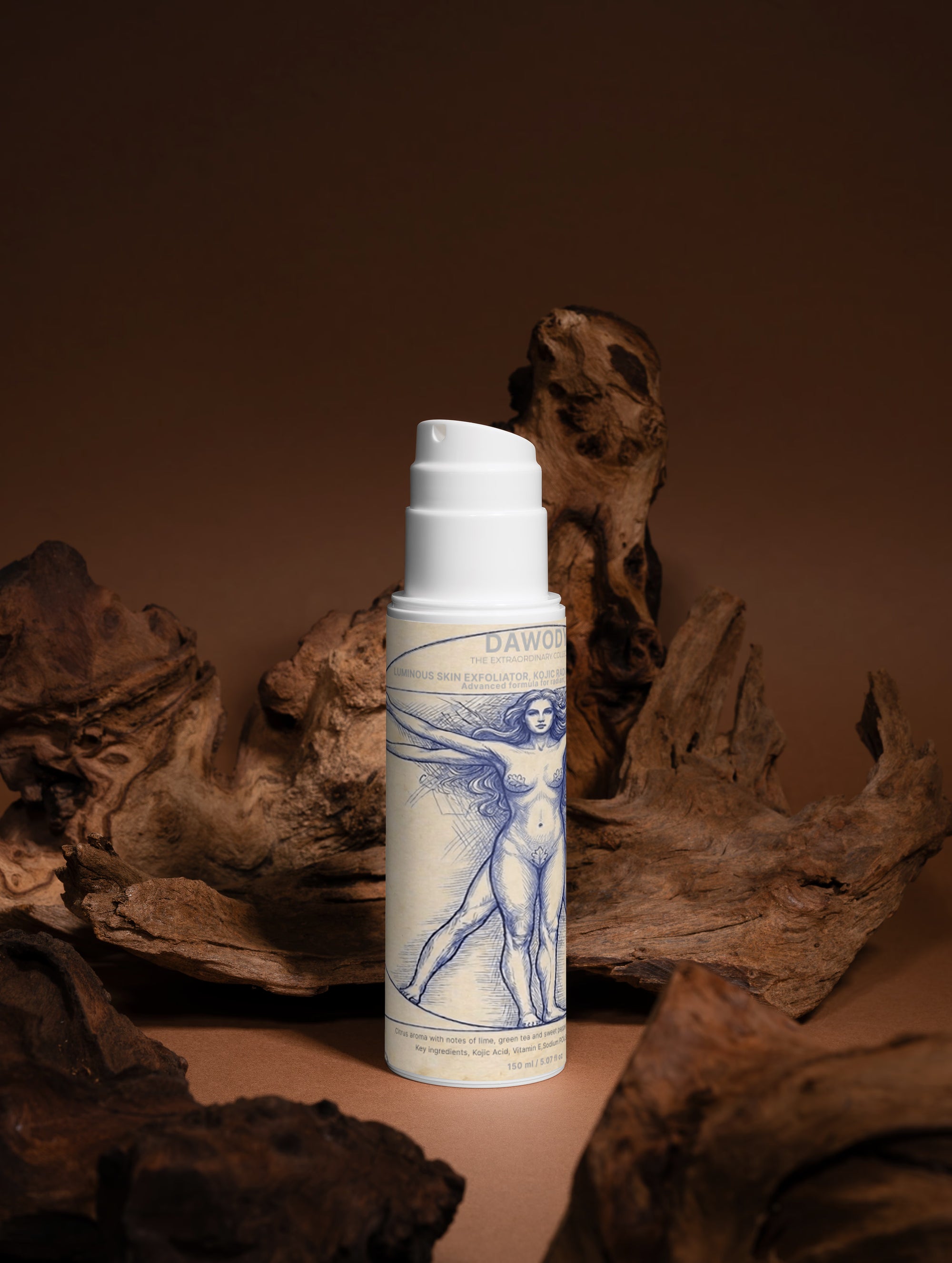 Luminous Skin Exfoliator, Kojic Radiance (Face & Body) - dawody-science-fashion